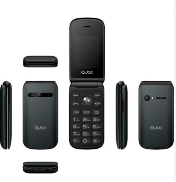 Telefono Qubo X209 2.4" Bluetooth Camara Negro