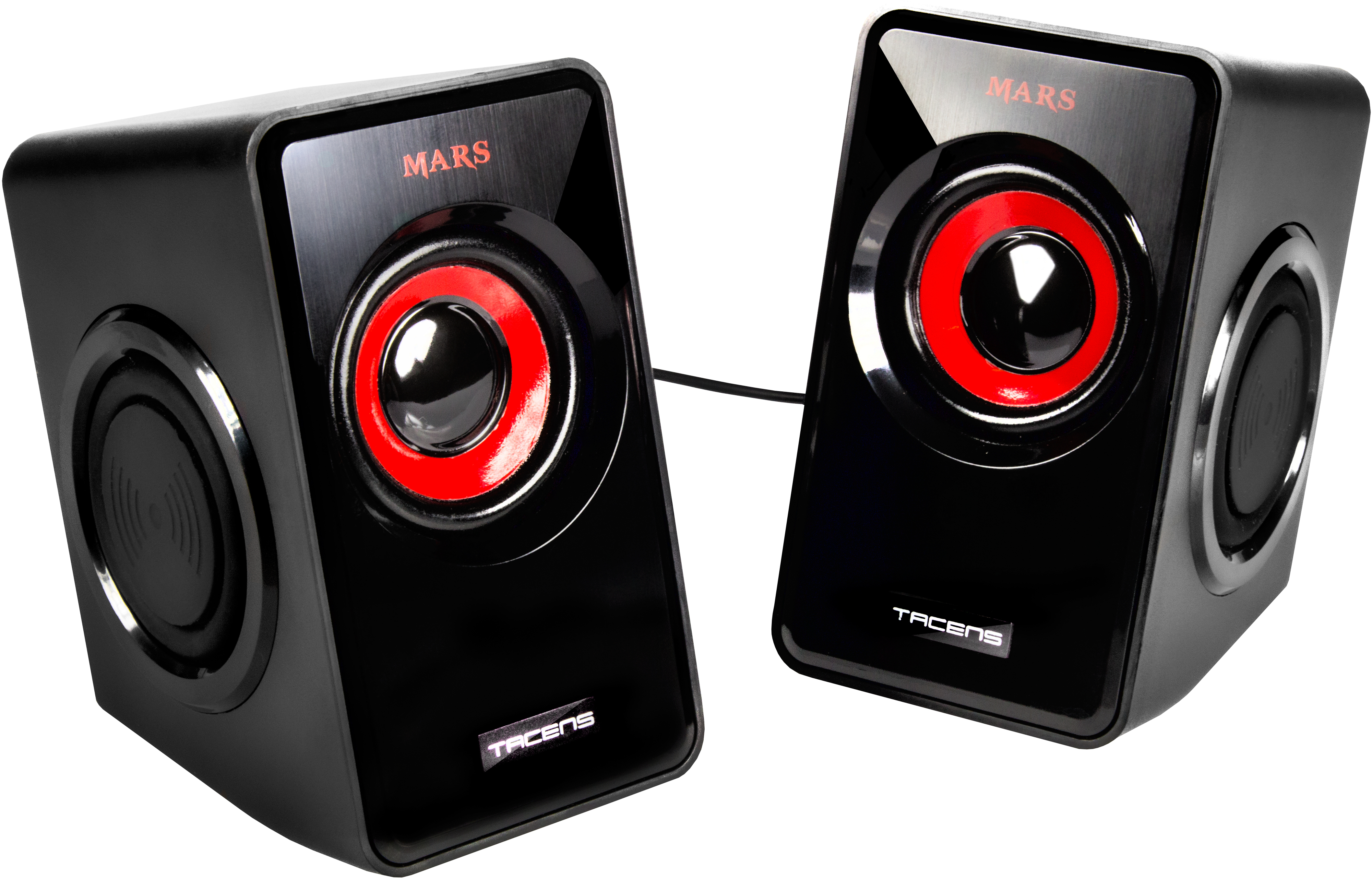 Mars Gaming MS1 Altavoces 2.0 10W USB, Jack 3.5mm - 6 Drivers de Sonido: 2  Activos y 4 Pasivos - Control de Volumen > Informática > Periféricos >  Altavoces