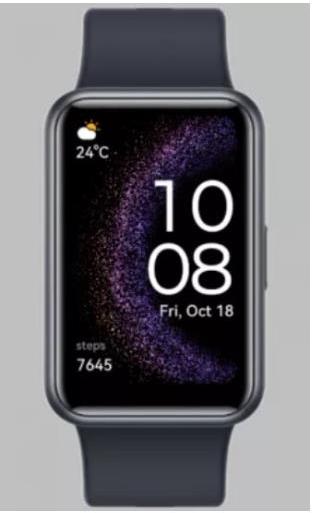HUAWEI FIT SE STARRY BLACK SILICONE