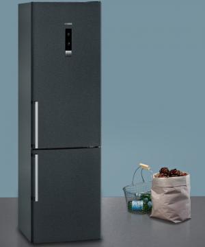 Elegancia en tu cocina con los frigoríficos Black Inox de Siemens