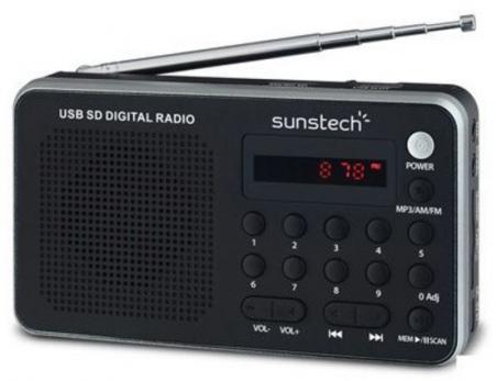Radio Sunstech RPDS32SL Plata Digital