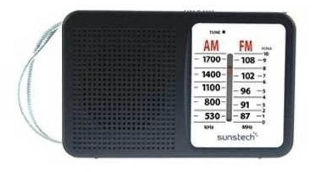 Radio Sunstech RPS411BK Negra Analogica