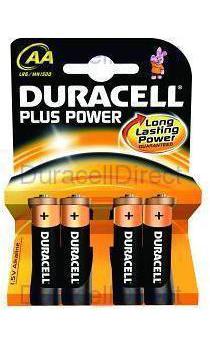 Pila Duracell AA(LR06)PLUS-POWER 4kp 4pilas