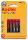 Pila Kodak AAA Heavy-duty Lr03 Blister 4 Unidades