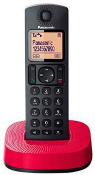 PANASONIC TELEFONO KXTGC310SPR DECT ROJO/NEGRO-
