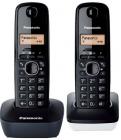 Telefono Panasonic KXTG1612SP1 Duo Negro
