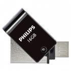 Pendrive Philips OTG 16gb Usb Microusb 2 En 1 2.0