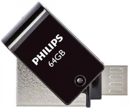 PHILIPS PENDRIVE OTG 64GB USB MICROUSB 2 EN 1 2.0