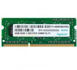 Memoria RAM Apacer 4GB/ DDR3/ 1600 MHz/ 1.35V/ SODIMM