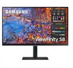 Monitor Profesional Samsung ViewFinity S8 S27B800PXU 27"/ 4K/ Negro