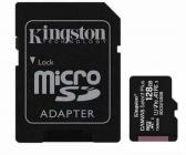 Tarjeta de Memoria Kingston CANVAS Select Plus 128GB microSD XC con Adaptador/ Clase 10/ 100MBs
