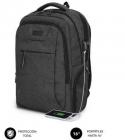 Mochila Subblim Professional Air Padding Backpack para Portátiles hasta 16"/ Puerto USB