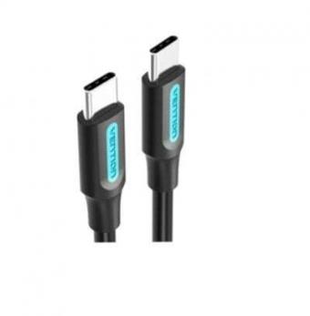 Cable USB 2.0 Tipo-C Vention COSBG/ USB Tipo-C Macho USB Tipo-C Macho/ Hasta 60W/ 480Mbps/ 1.5m/ N