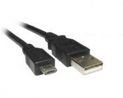 Cable USB Duracell USB5023A/ USB Macho - MicroUSB Macho/ 2m/ Negro