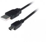 Cable USB 2.0 3GO C107/ MiniUSB Macho - USB Macho/ 1.5m/ Negro