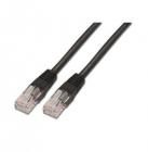 Cable de Red RJ45 UTP Aisens A135-0258/ Cat.6/ 1m/ Negro