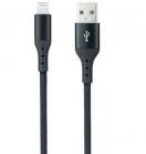 Cable USB 2.0 Lightning Nanocable 10.10.0401-COBK/ USB Macho - Lightning Macho/ 1m/ Negro