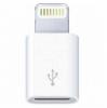 Adaptador Micro USB Lightning 3GO A200/ Micro USB Hembra - Lightning Macho/ Blanco