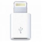 Adaptador Micro USB Lightning 3GO A200/ Micro USB Hembra - Lightning Macho/ Blanco