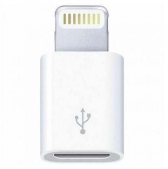 Adaptador Micro USB Lightning 3GO A200/ Micro USB Hembra Lightning Macho/ Blanco