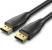 Cable Displayport 1.4 8K Vention HCDBF/ Displayport Macho Displayport Macho/ 1m/ Negro