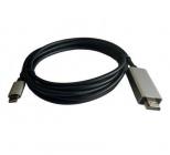 Cable HDMI 3GO C137/ HDMI Macho - USB Tipo-C Macho/ 2m/ Negro