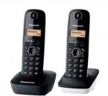 Teléfono Inalámbrico Panasonic KX-TG1612SP1/ Pack DUO/ Negro