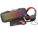 Pack Gaming Trust Gaming GXT 1180RW/ Teclado GXT 830-RW + Ratón GXT 105 + Auriculares + Alfombrilla