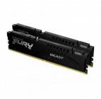 Memoria RAM Kingston FURY Beast 2 x 16GB/ DDR5/ 5200MHz/ 1.1V/ CL40/ DIMM