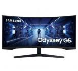 Monitor Gaming Ultrapanorámico Curvo Samsung Odyssey G5 LC34G55TWWP 34"/ UWQHD/ 1ms/ 165Hz/ VA/ Negr