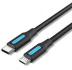Cable USB 2.0 Tipo-C Vention COVBG/ USB Tipo-C Macho - MicroUSB Macho/ 1.5m/ Negro
