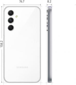 Smartphone Samsung Galaxy A54 8GB/ 128GB/ 6.4"/ 5G/ Blanco