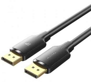 Cable DisplayPort Vention HAKBG/ DisplayPort Macho DisplayPort 4K Macho/ 1.5m/ Negro