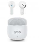 Auriculares Bluetooth SPC Zion 2 Play con estuche de carga/ Autonomía 7h/ Stick Corto 30mm/ Blancos