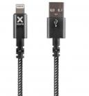 Cable USB 2.0 Lightning Xtorm CX2021/ USB Macho - Lightning Macho/ 3m/ Negro