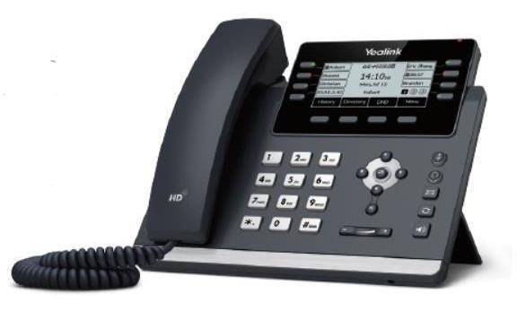 Teléfono IP Fija YEALINK TELEFONIA TELEFONO T43U 12 CUENTAS SIP POE