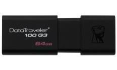 Memoria USB 64 GB KINGSTON 64GB USB 3.0 DATATRAVELER 100 G3