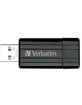 Memoria USB 32 GB VERBATIM 32GB USB STORENGO PINSTRIPE NEGRO