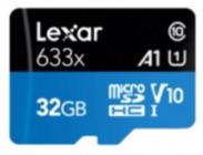 Tarjeta de memoria Micro SD LEXAR MICROSD 30GB C10 U1 633X 95R 20W