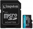 Tarjeta de memoria Micro SD KINGSTON 256GB MICROSD CANVAS GO PLUS + AD