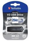 Memoria USB 256 GB VERBATIM 256GB USB 3.0 V3 NEGRO