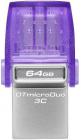 Memoria USB 64 GB KINGSTON 64GB DT MICRODUO 3C DUAL A + C