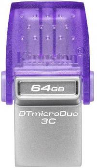 Memoria USB 64 GB KINGSTON 64GB DT MICRODUO 3C DUAL A C