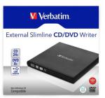 Grabadora DVD Externa VERBATIM MOBILE DVD REWRITER USB 2.0